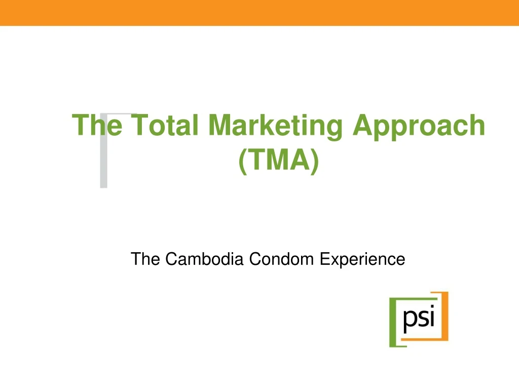 the total marketing approach tma