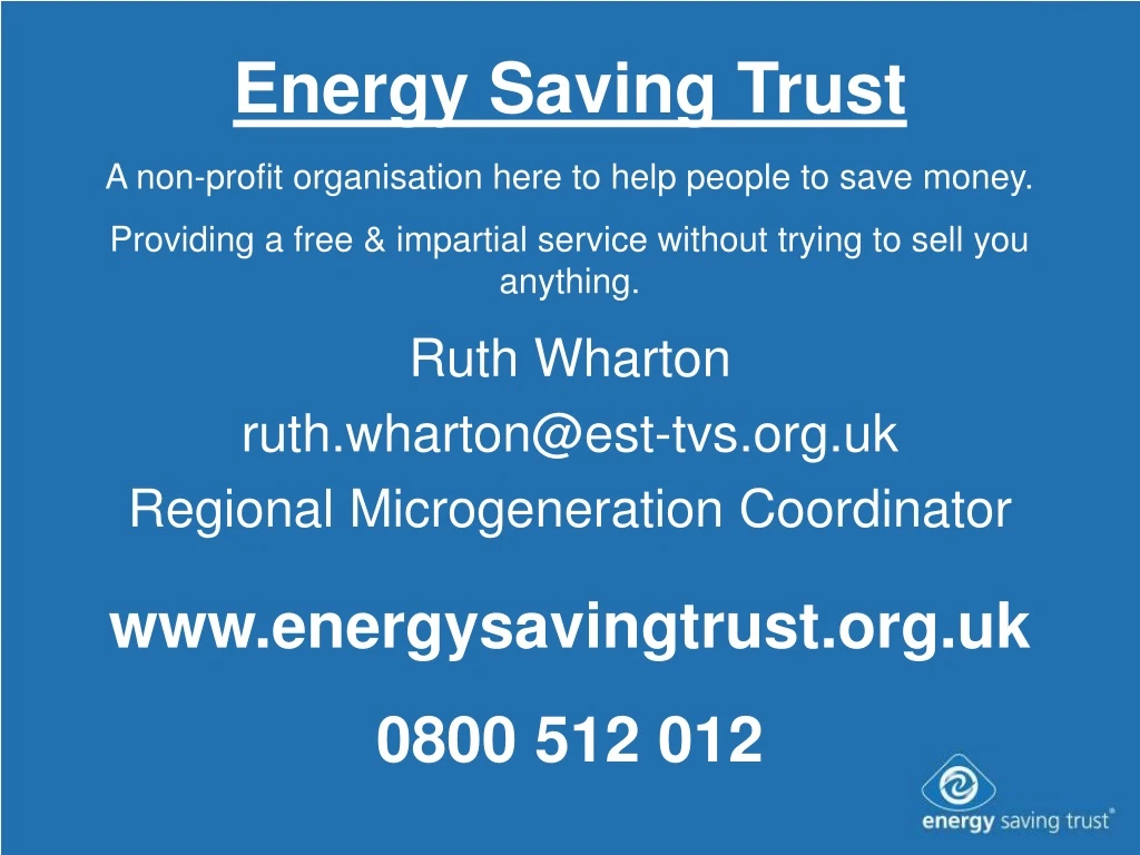 energy saving trust