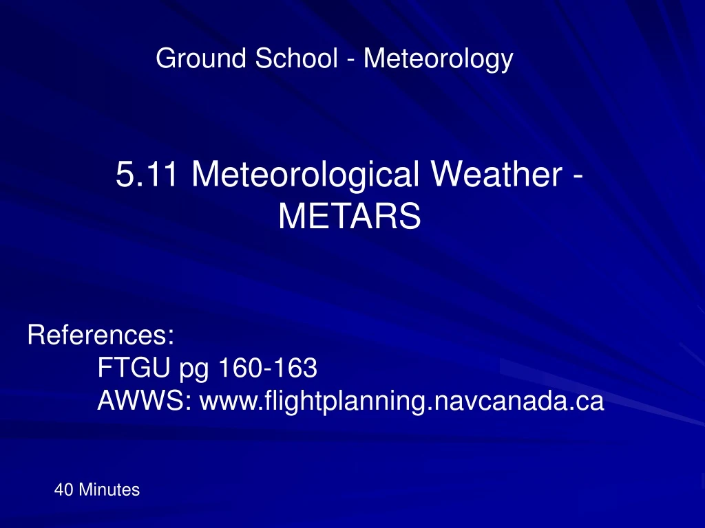 ground school meteorology