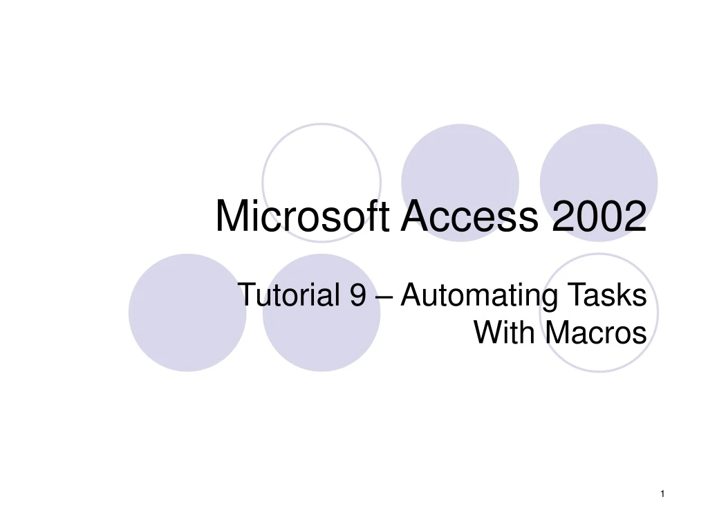 microsoft access 2002