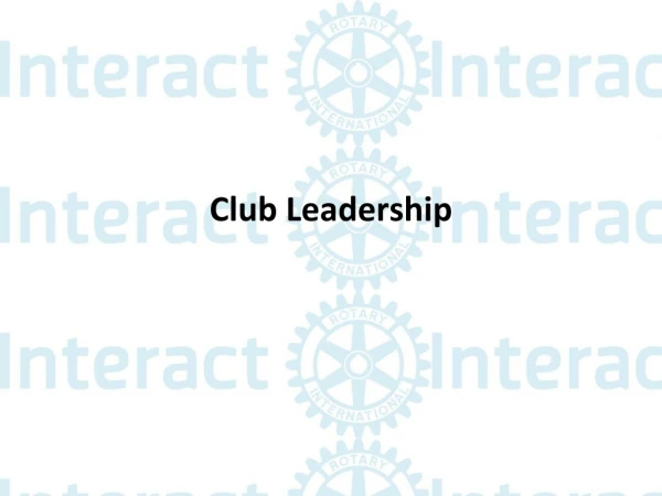 Club Leadership