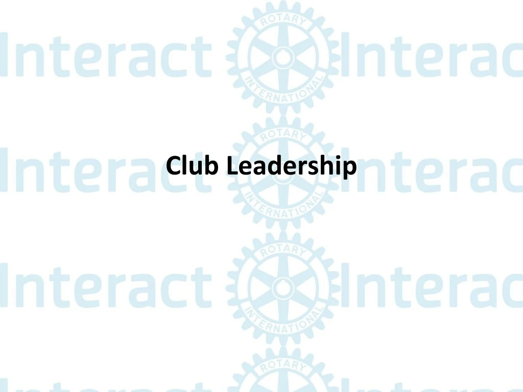 club leadership