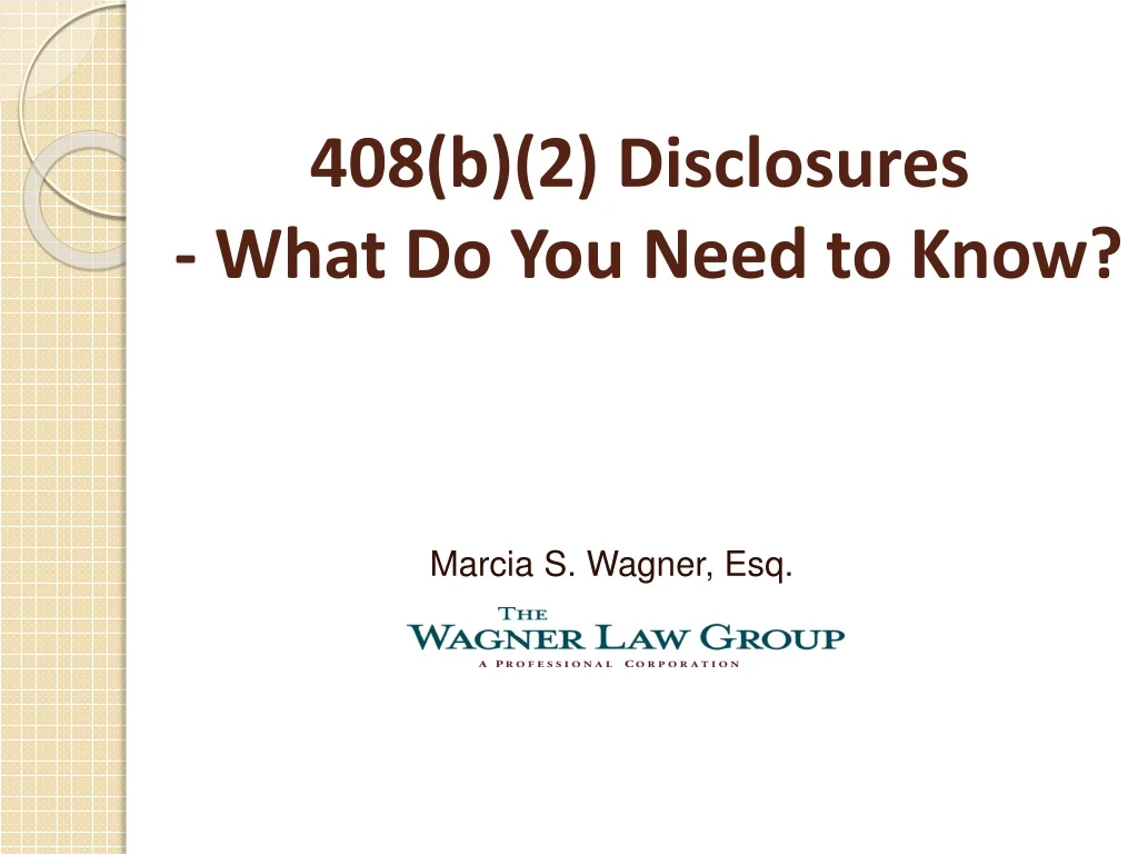 408 b 2 disclosures what do you need to know