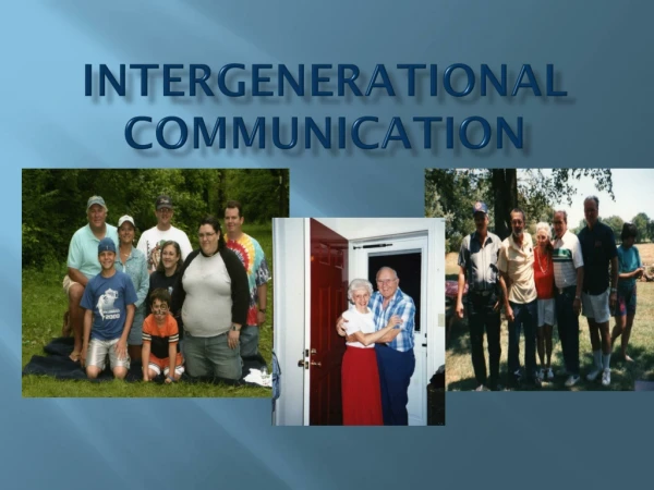 Intergenerational Communication
