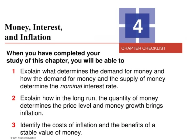Money, Interest, and Inflation