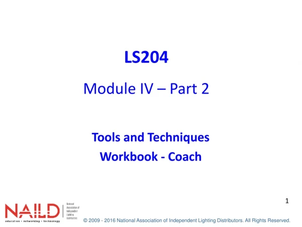 LS204 Module IV – Part 2