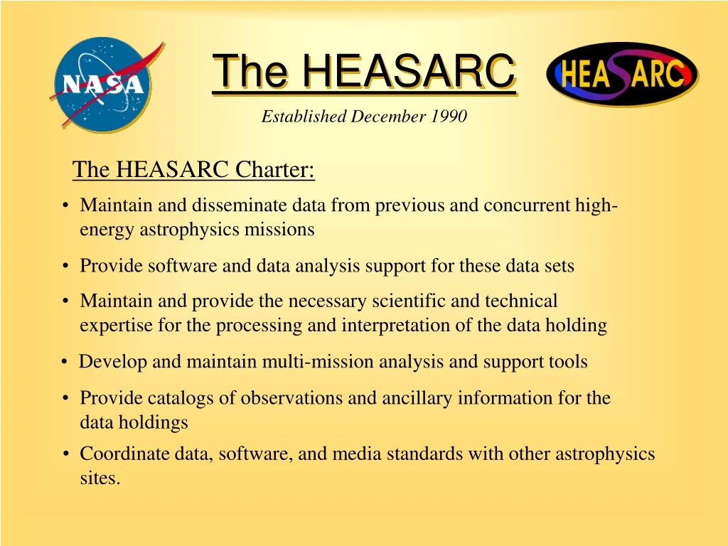 the heasarc