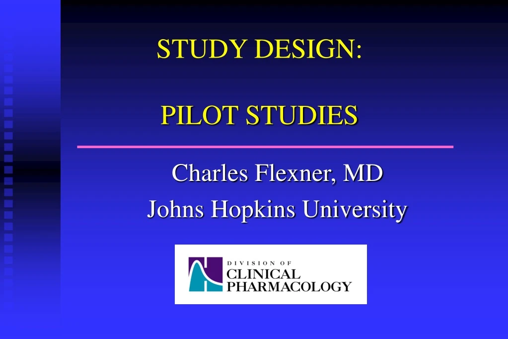 study design pilot studies