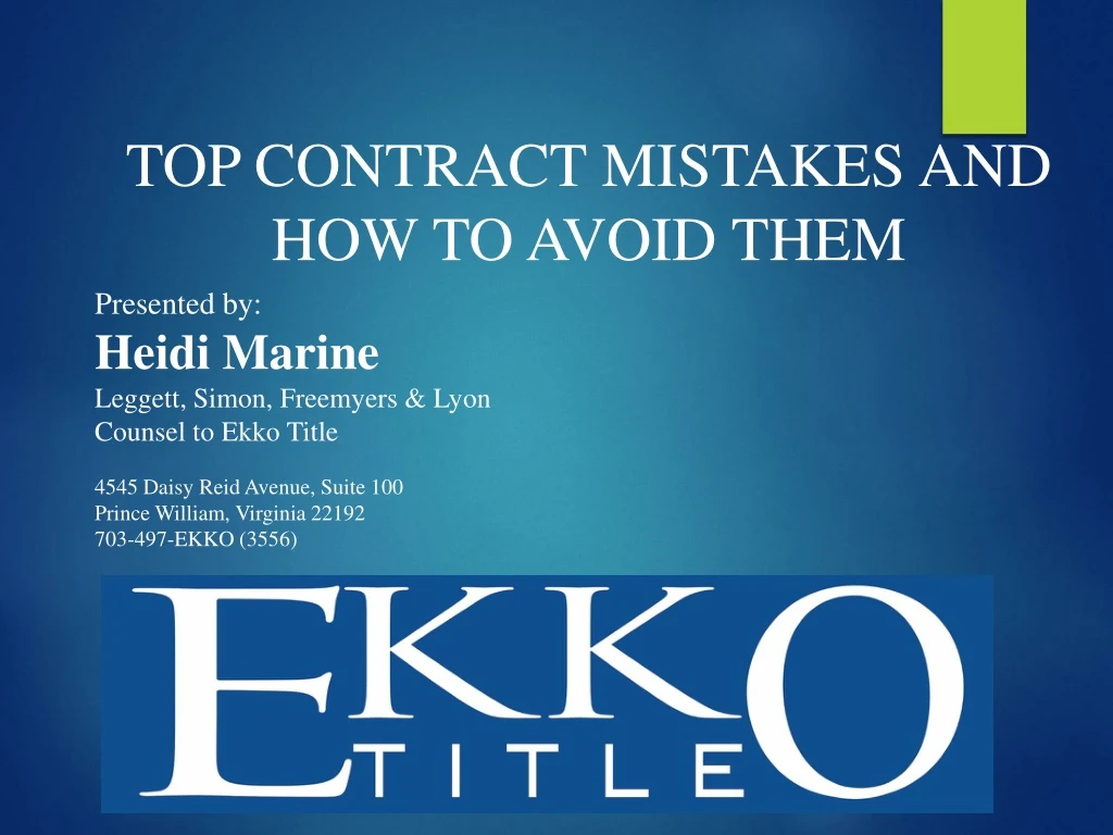 top contract mistakes and how to avoid them