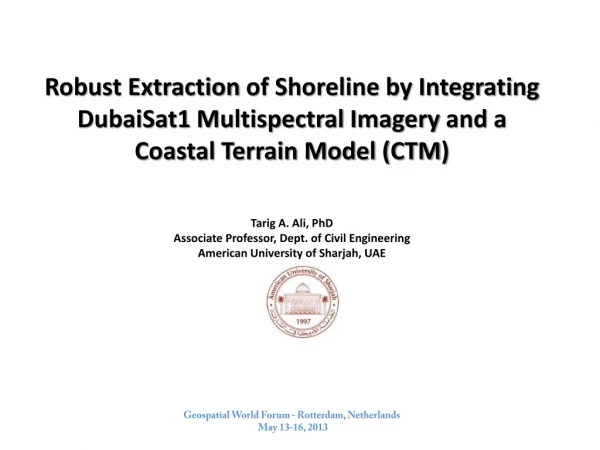 Tarig  A. Ali, PhD Associate Professor, Dept. of Civil Engineering