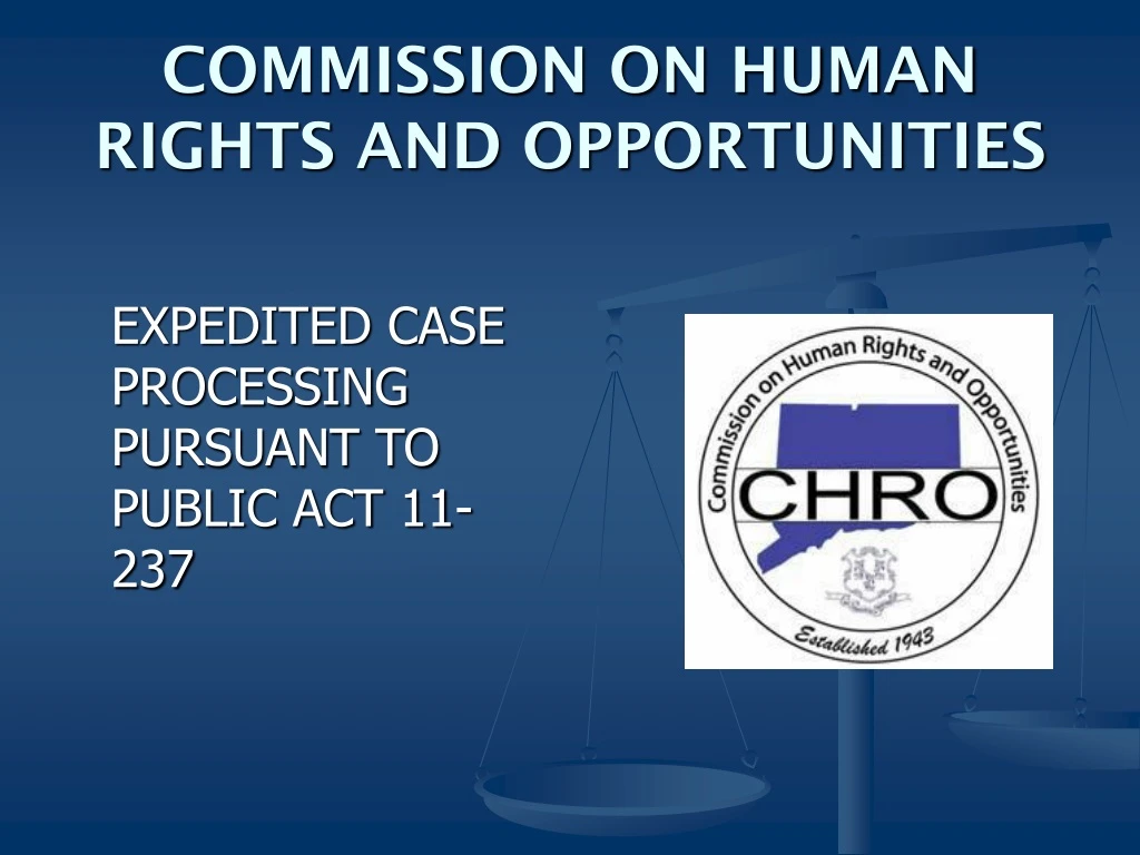 commission on human rights and opportunities