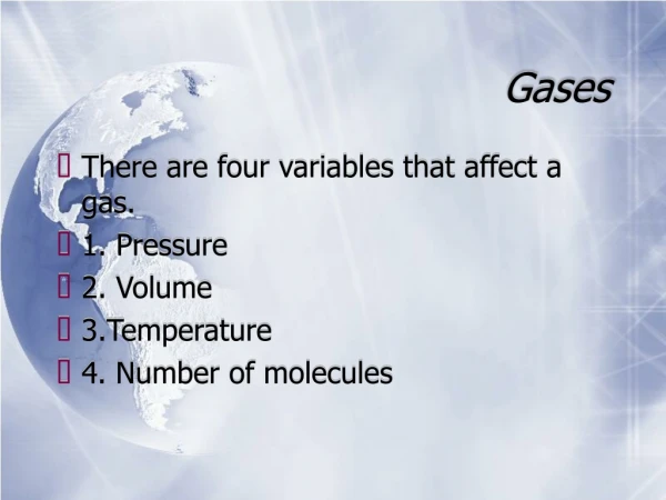 Gases