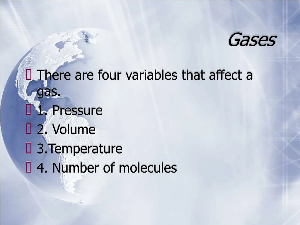 gases