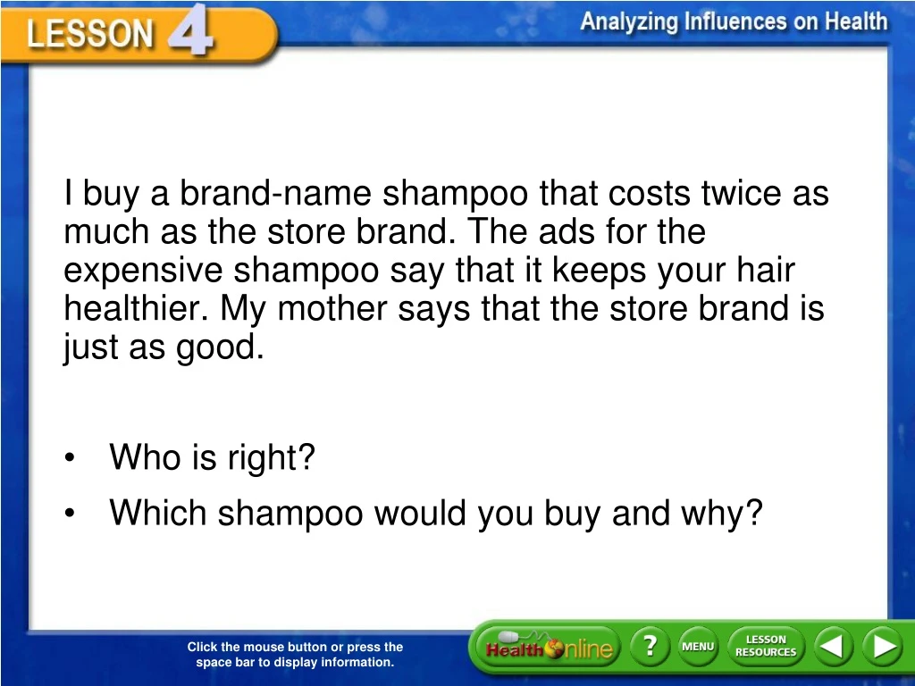i buy a brand name shampoo that costs twice