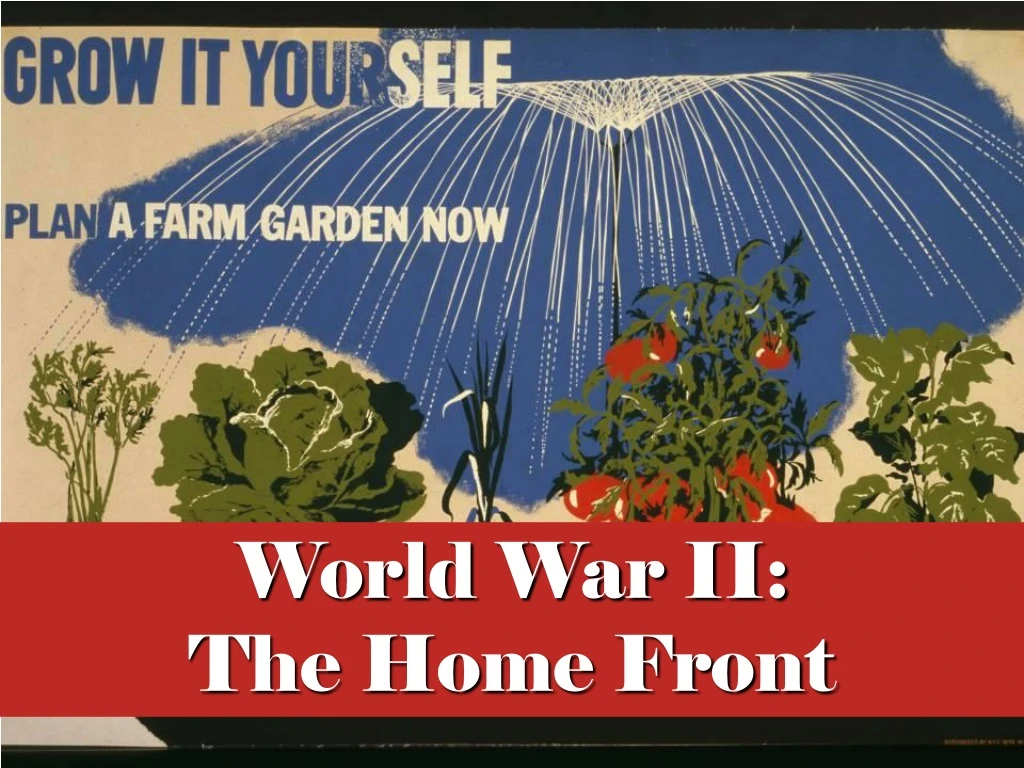 world war ii the home front