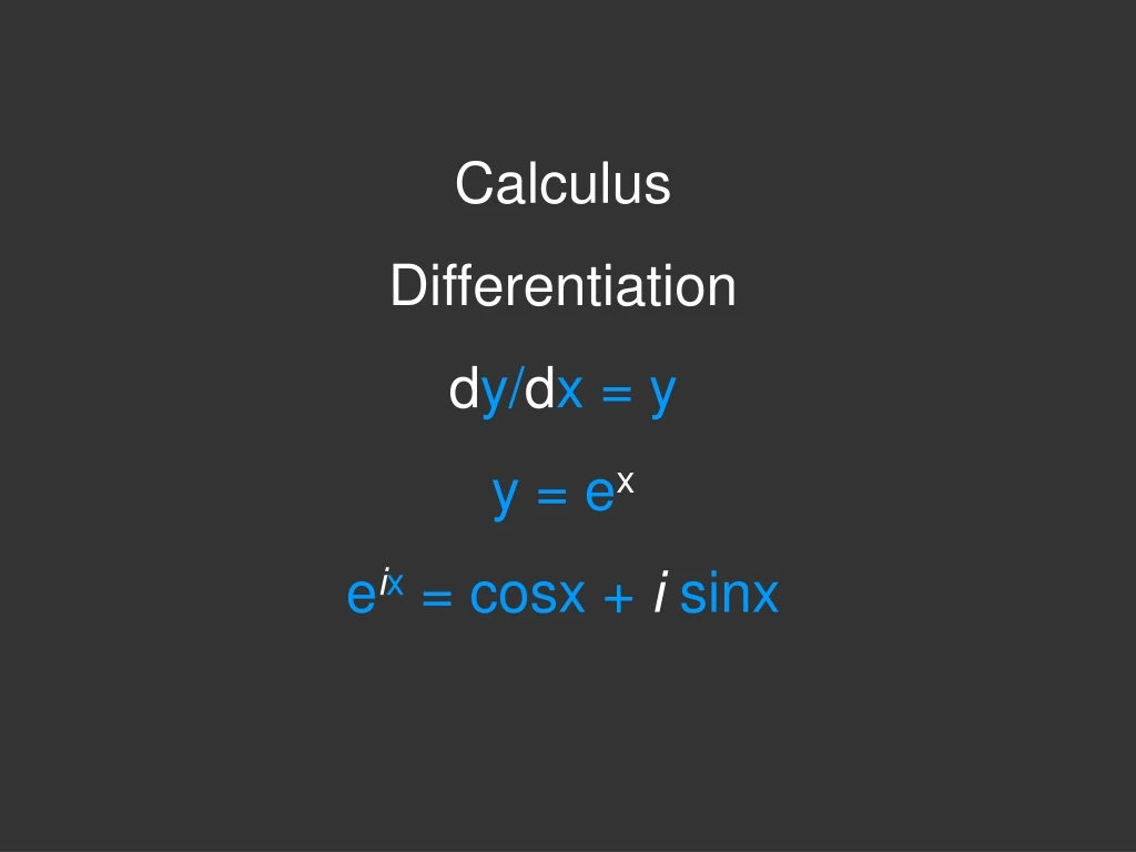 calculus differentiation