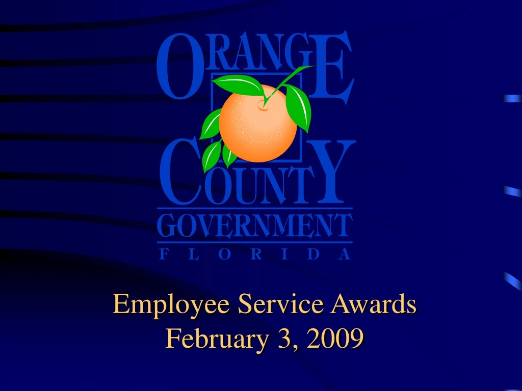 employee service awards february 3 2009