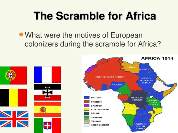 The Scramble for Africa