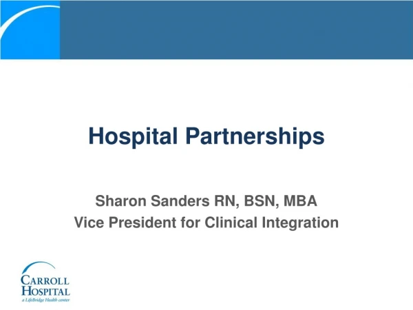 Hospital Partnerships
