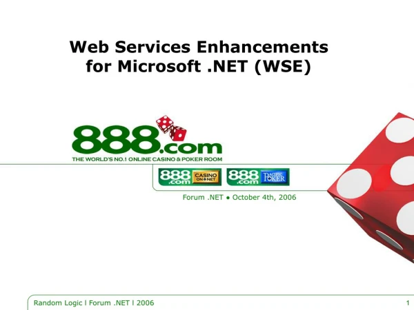 Web Services Enhancements for Microsoft .NET (WSE)
