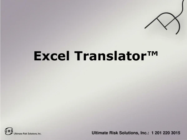 Excel Translator™