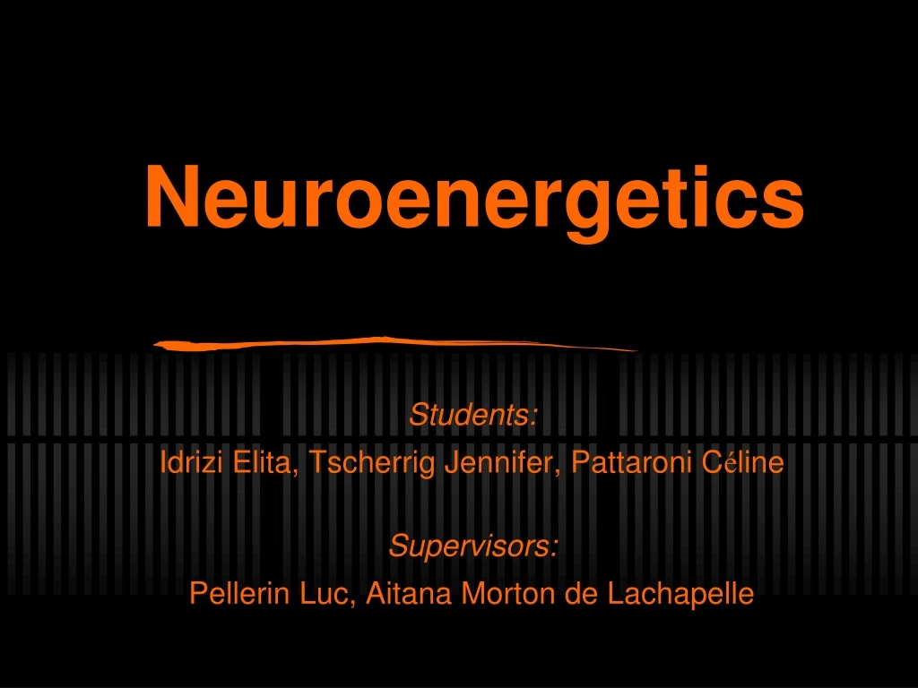 neuroenergetics
