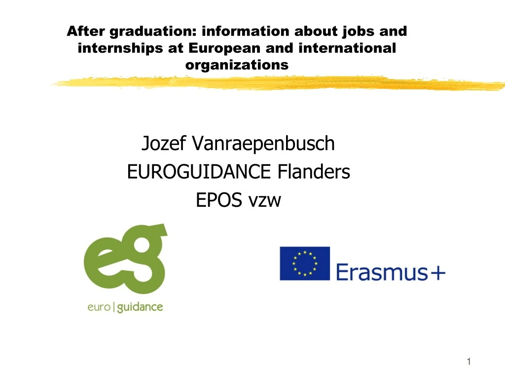 after graduation information about jobs and internships at european and international organizations