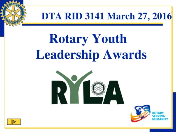 DTA RID 3141 March 27, 2016