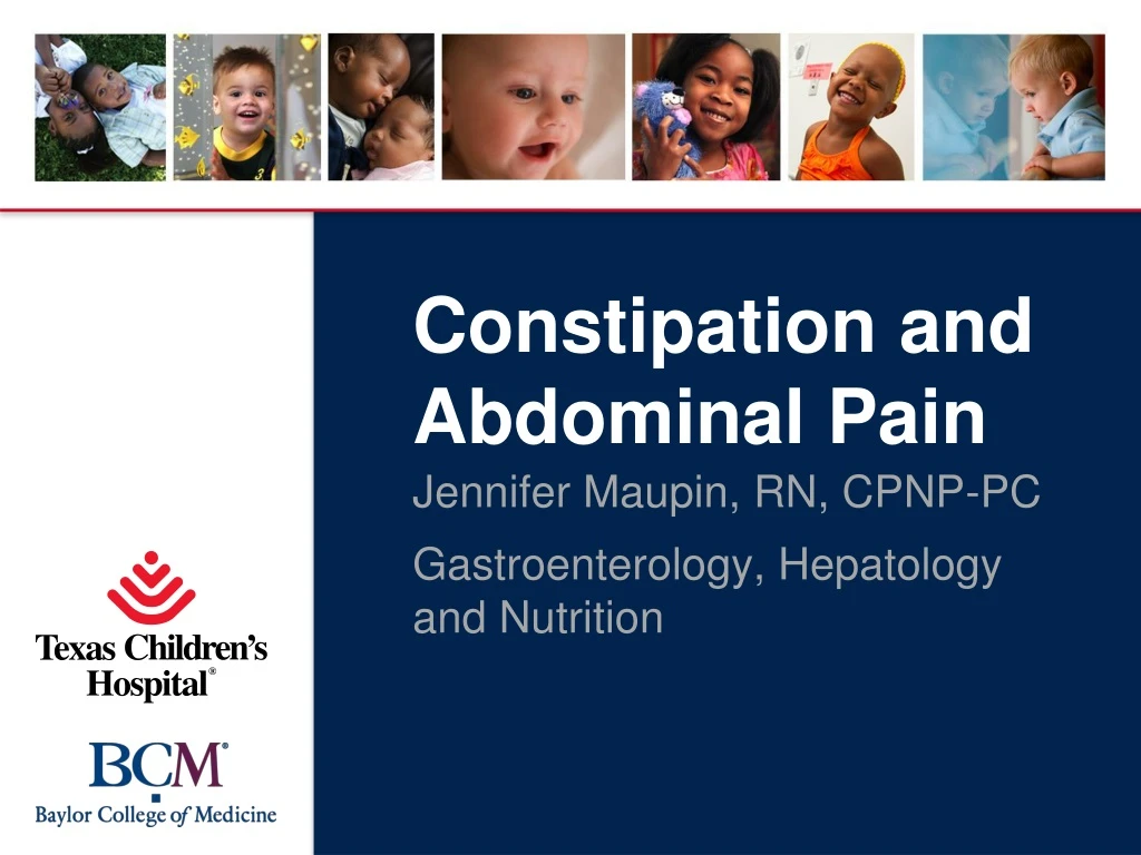 constipation and abdominal pain