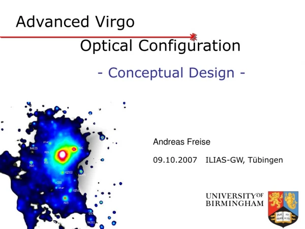 Advanced Virgo              Optical Configuration