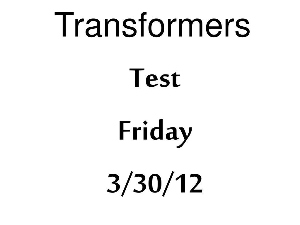 transformers