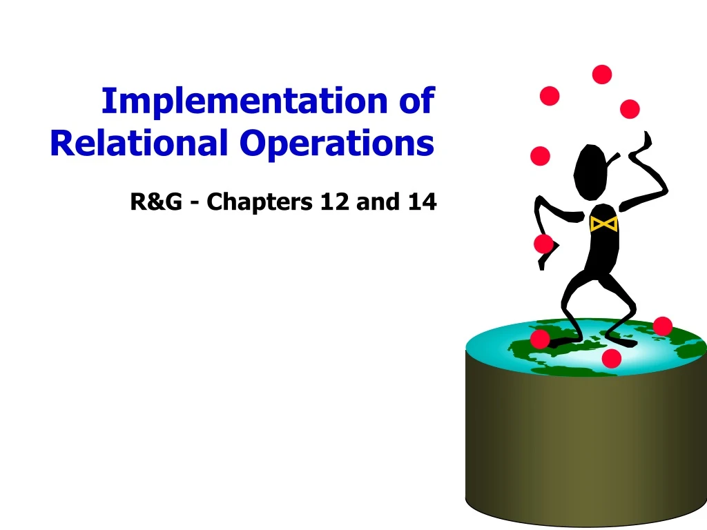 implementation of relational operations