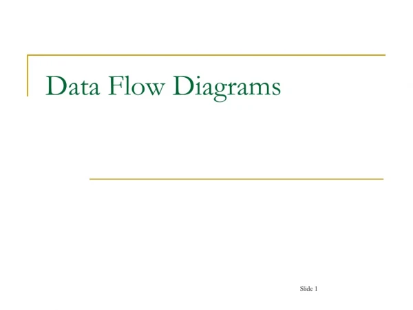 Data Flow Diagrams