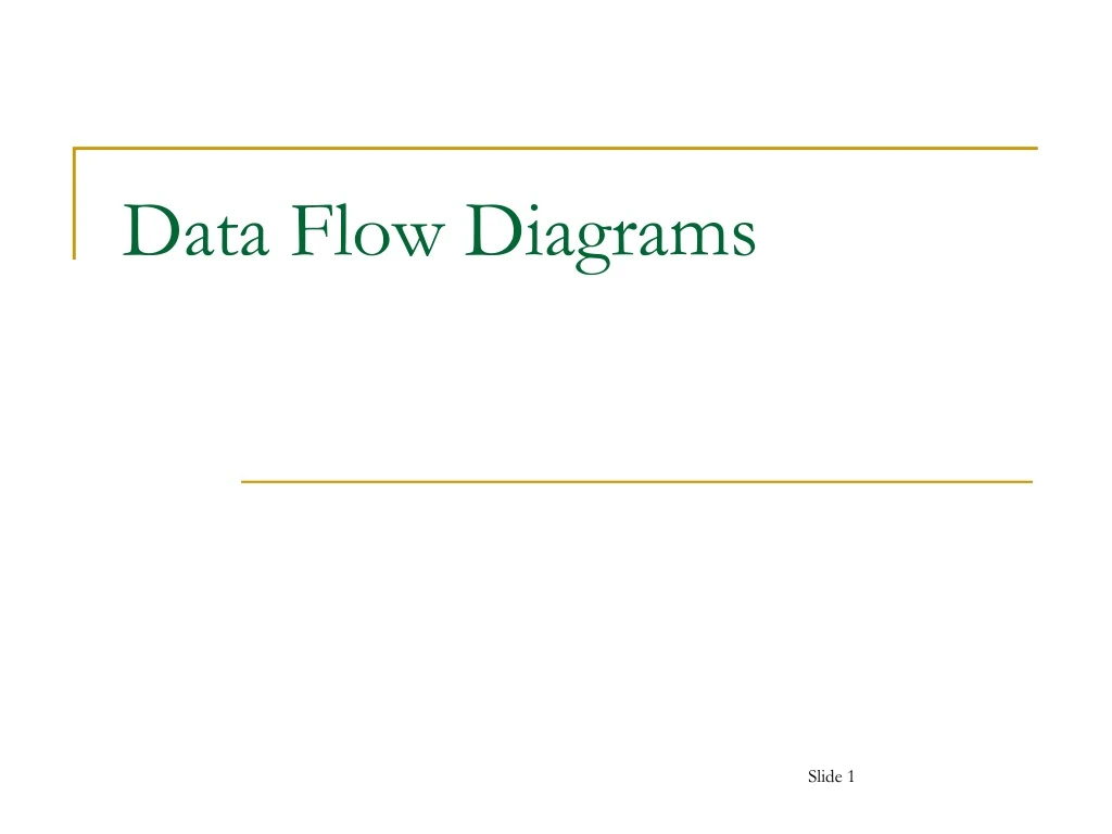 data flow diagrams