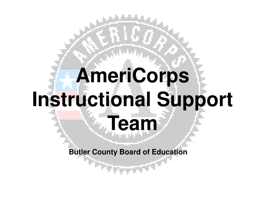 americorps instructional support team