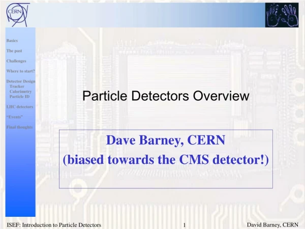 Particle Detectors Overview