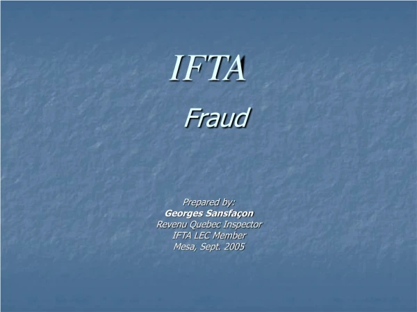 IFTA Fraud