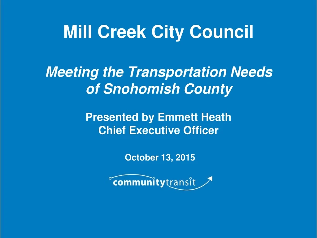 mill creek city council meeting