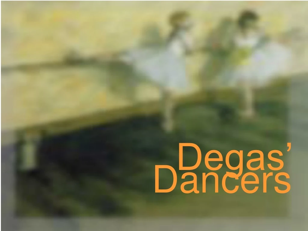 degas dancers