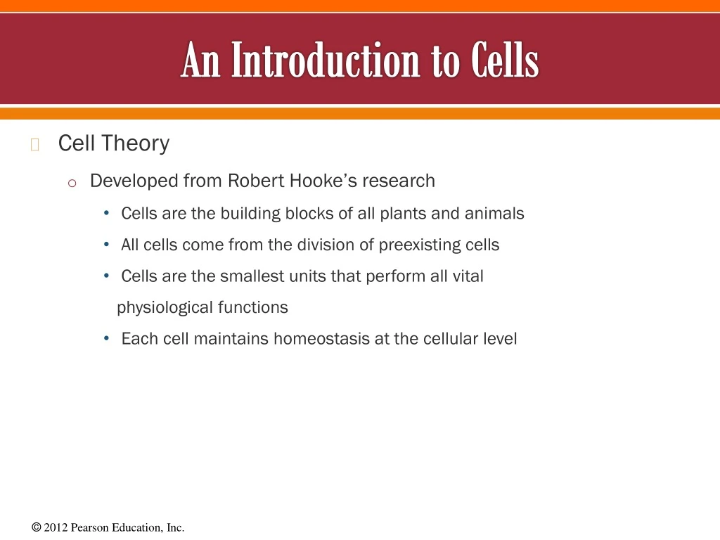 an introduction to cells