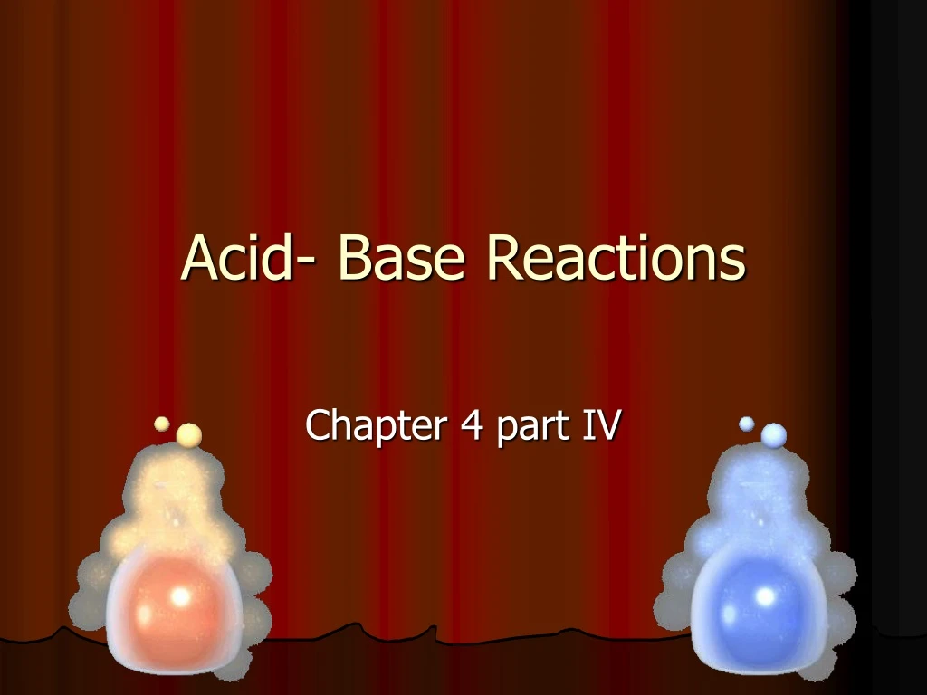 acid base reactions