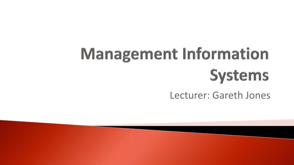 management information systems