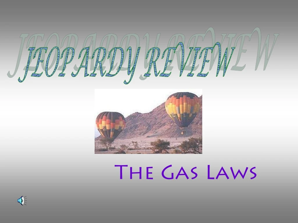 the gas laws