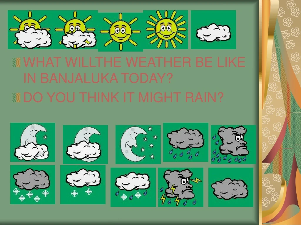 what willthe weather be like in banjaluka today