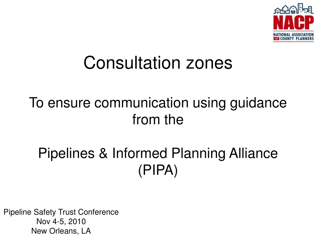 consultation zones to ensure communication using