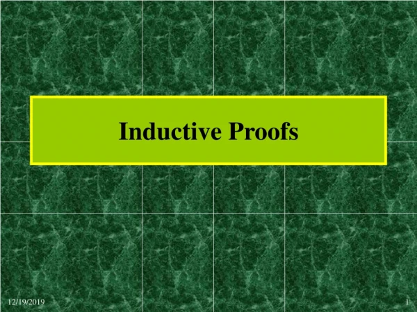 Inductive Proofs