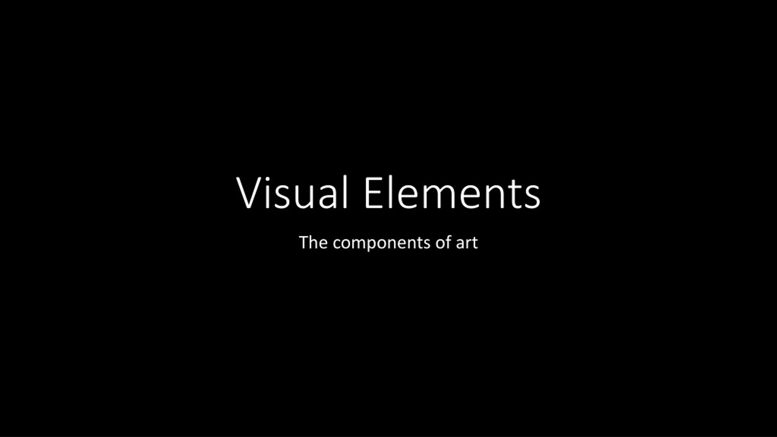 PPT - Exploring Visual Elements: The Art of Line, Shape, and Color ...