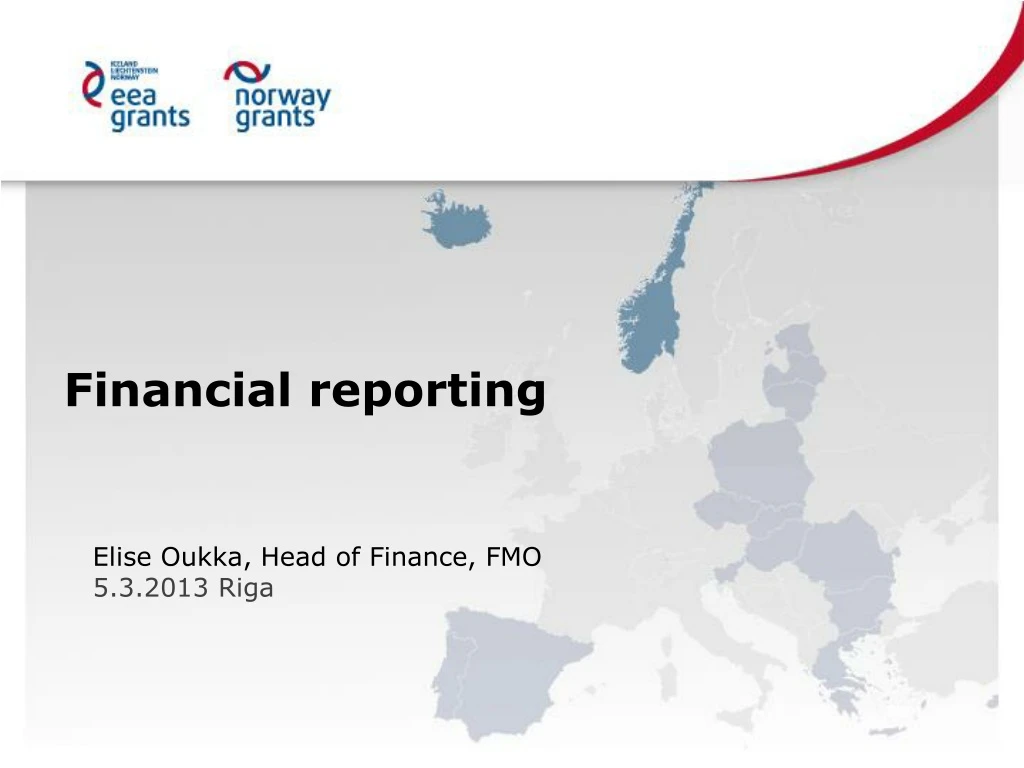 financial reporting