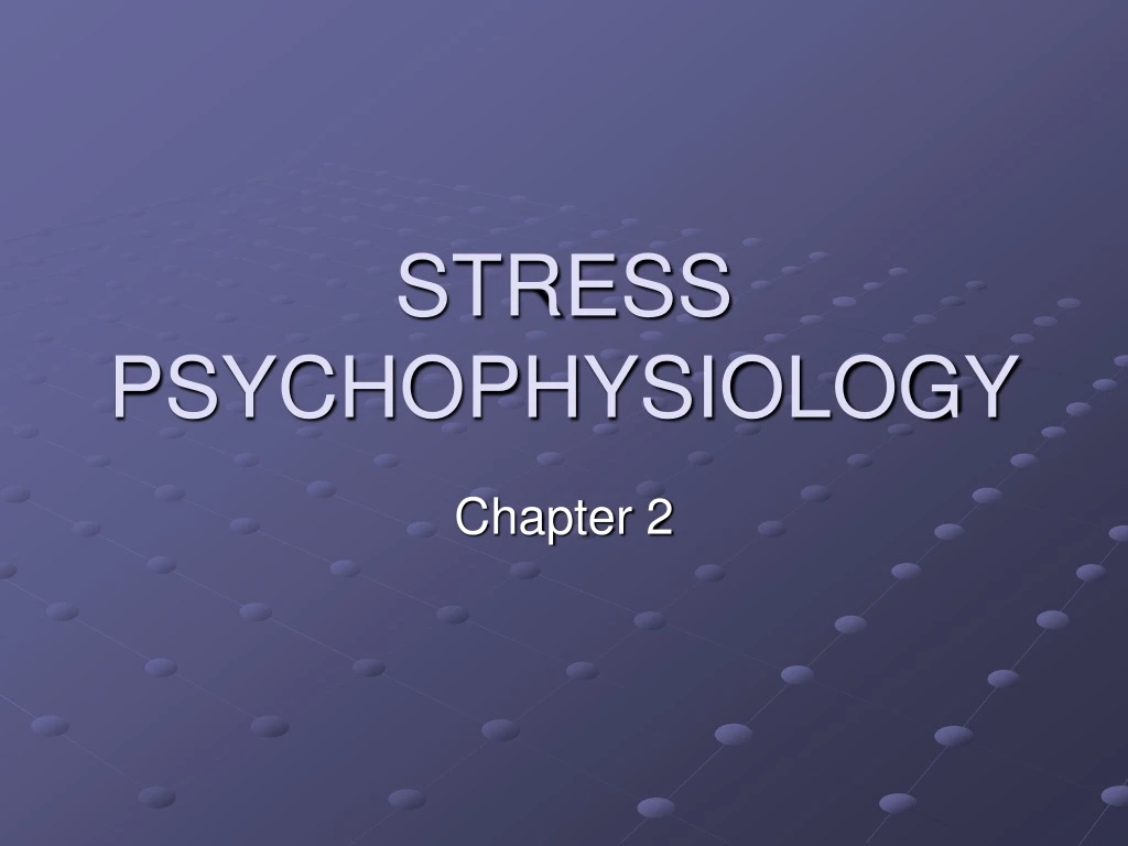 stress psychophysiology