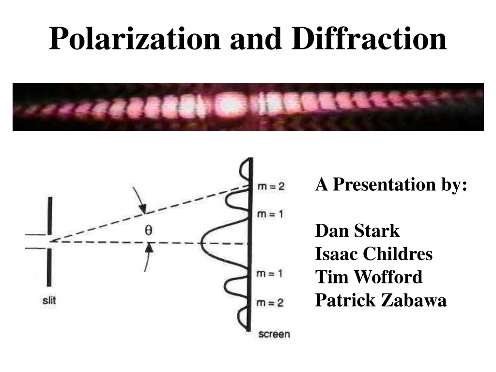 polarization and diffraction